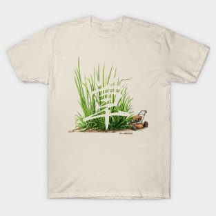 Lawnmower In Grass T-Shirt